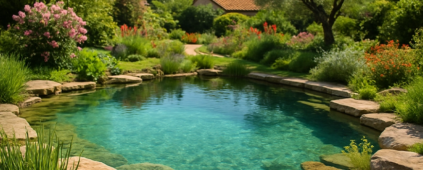 piscina lago natural